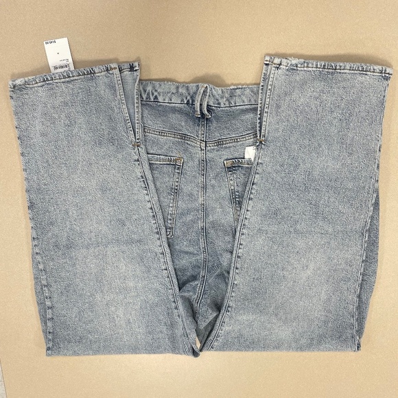 GOOD AMERICAN Plus Size 26W Good Boy Straight Jeans - Indigo - NWT - Picture 6 of 8